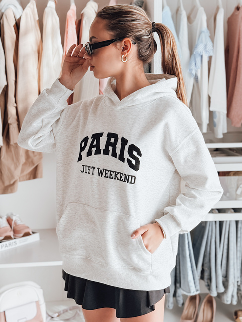 Damen Kapuzenpullover PARISSIA grau Dstreet BY1456