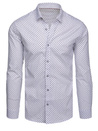 Herren Freizeithemd langarm weiß Dstreet DX2620