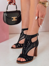 Damen Post Sandalen ELENORA schwarz Dstreet ZY0809