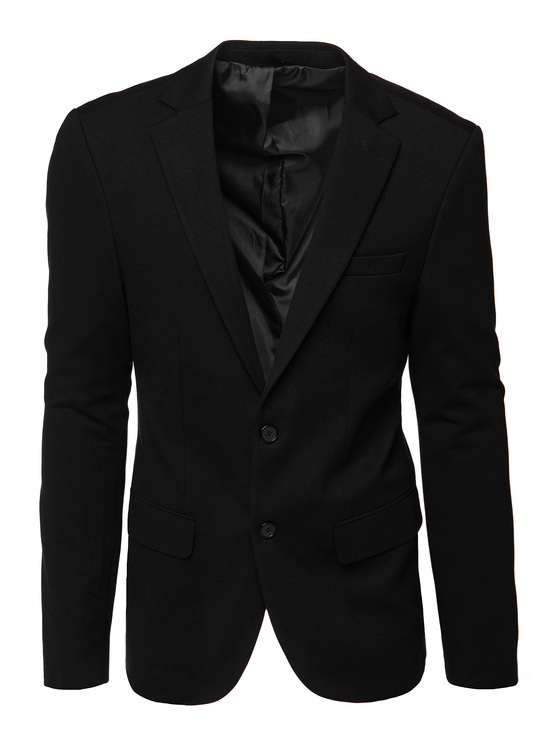 Einreihiger Herrenblazer schwarz Dstreet MX0631