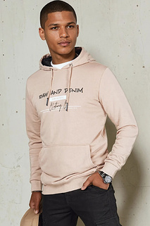 Herren Sweatshirt mit Aufdruck Farbe Beige DSTREET BX5711