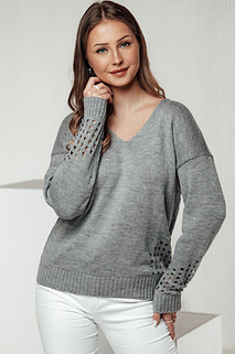 Damen SOFTARE Pullover hellgrau Dstreet MY2398