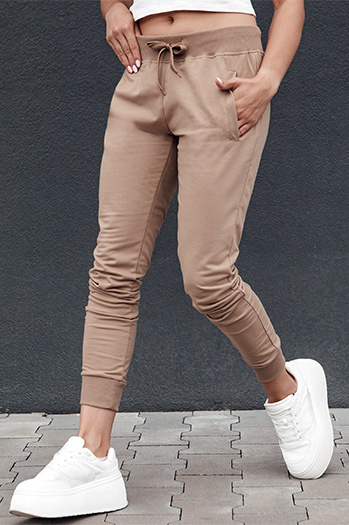 Damen RELAX MODE Jogginghose hellbraun Dstreet UY2136