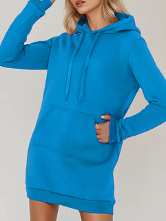 Langer Damen-Kapuzenpullover in Übergröße TIMMY blau Dstreet EY2564_3