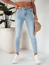 Damen Jeans mit hoher Taille NIRE Farbe Hellblau DSTREET UY1862