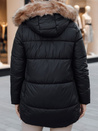Damen Winterjacke MELOMA gesteppt mit Kapuze schwarz Dstreet TY4713