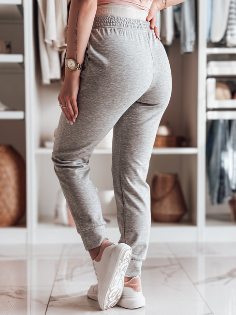 Damen Jogginghose in schmaler Passform LA VOGUE grau Dstreet UY2396