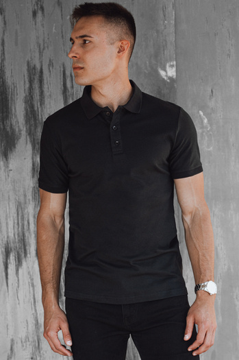 Herren Poloshirt Farbe Schwarz DSTREET PX0604