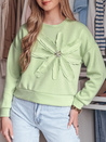 Damen Sweatshirt in Übergröße mit Blume PETITKA mint Dstreet BY1389