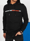 Herren Sweatshirt mit Aufdruck Farbe Schwarz DSTREET BX5731