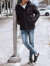Herren Winterjacke Schwarz Dstreet TX4239
