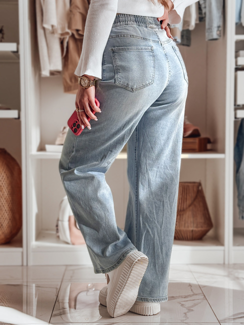 Weite Denim-Hose für Damen STEREO blau Dstreet UY2436