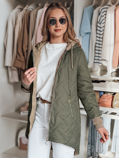 Damen Übergangsjacke mit Kapuze LUMERA grün Dstreet TY4816_1