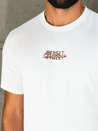 Herren T-shirt mit Aufdruck Farbe Weiß DSTREET RX5421
