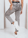 Damen Push Up Jeans mit Löchern grau Dstreet UY2780