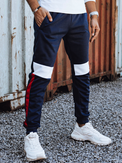 Marineblaue Herren-Sweatpants Dstreet UX4455