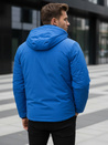 Herren Winterjacke mit Kapuze blau Dstreet TX5120
