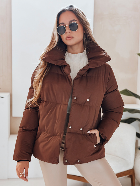 LARO Damen Steppwinterjacke braun Dstreet TY4958