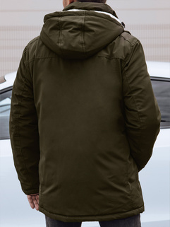 Herren Winterjacke mit Kapuze grün Dstreet TX4822_4