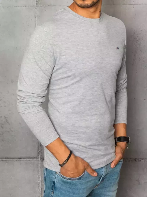 Herren Longsleeve Grau Dstreet LX0539
