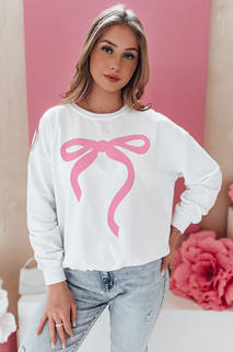 Damen Sweatshirt in Übergröße SOFTTIE weiß Dstreet BY1358