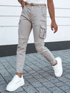 Damen Cargohose aus Denim EASYFIT beige Dstreet UY2118