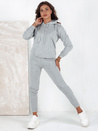 Damen Trainingsanzug Set MIGEL hellgrau Dstreet AY1083