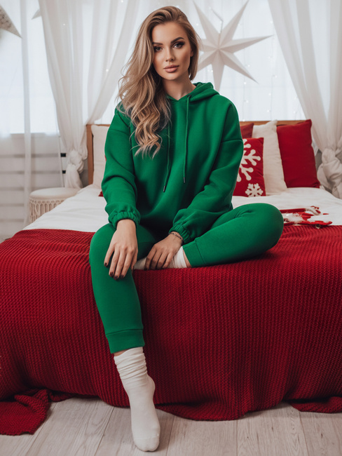 KSENIIA PREMIUM Damen-Trainingsanzug-Set grün Dstreet AY1111