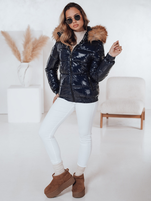 Damen Winterjacke mit Kapuze MELANI navy blau Dstreet TY4487