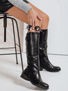 Damen schwarze Stiefel Dstreet ZY1087