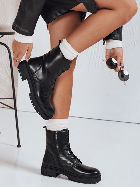 Damen STYLOBOSS Baggerstiefel schwarz Dstreet ZY0521