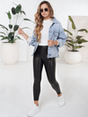 Damen Öko-Leder-Leggings schwarz Dstreet UY2728