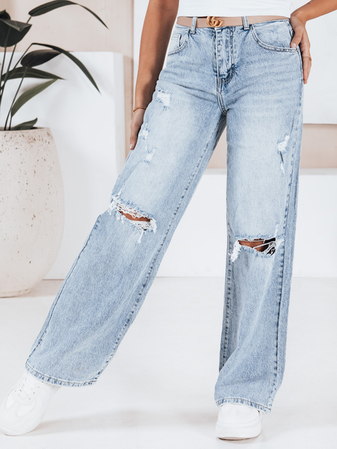 Damen Baggy Jeans hellblau Dstreet UY2805