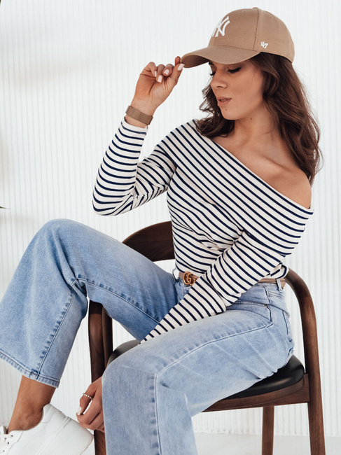Damen Elegant Bluse TESSO Farbe Dunkelblau DSTREET RY2350
