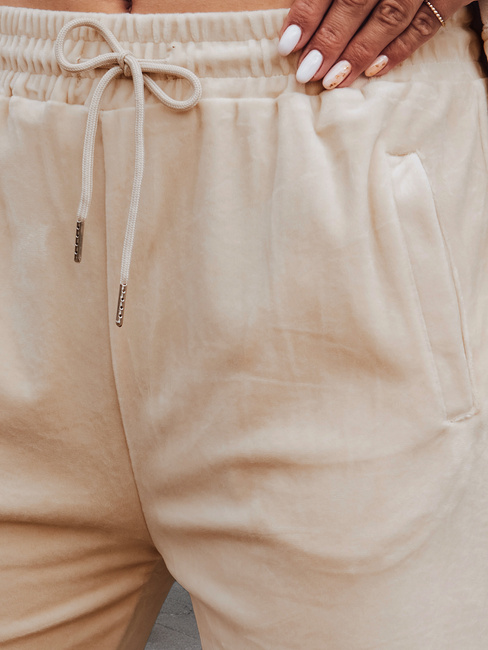 Damen heller Pfirsich Velour Jogginghose Dstreet UY2840