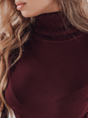  Damen-Rollkragenpullover VANORIA burgundy Dstreet MY2490