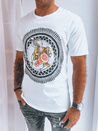 Herren T-shirt mit Aufdruck Farbe Weiß DSTREET RX5297_1
