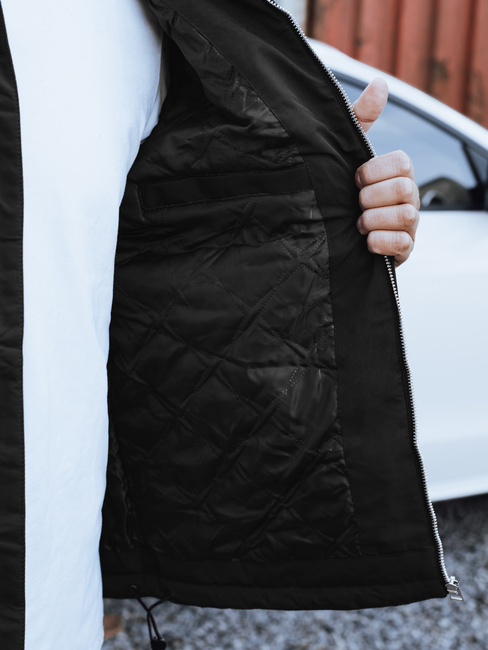 Herren Übergangsjacke schwarz Dstreet TX5035