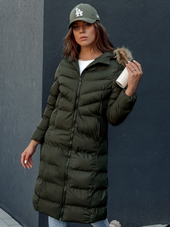 Damen Wintermantel LUXWARM grün Dstreet TY4377_5