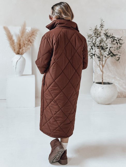 WARMISSA Damen Steppjacke braun Dstreet TY4917