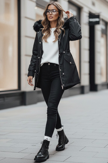 Damenjacke MEGI schwarz Dstreet TY3305