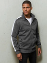 Herren Sweatshirt mit Reißverschluss Farbe Dunkelgrau DSTREET BX5563
