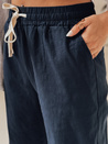 Damen Freizeithose mit weitem Bein BOHO DAY navy blau Dstreet UY2649