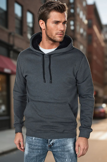 Herren Basic Hoodie dunkelgrau Dstreet BX5863