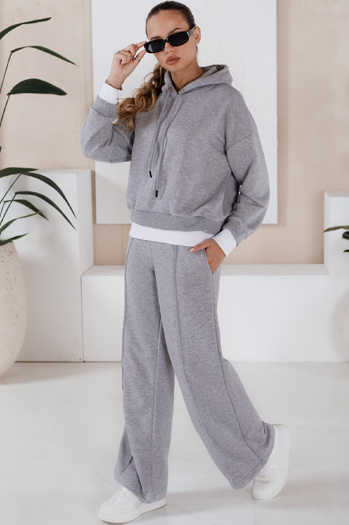 Damen Trainingsanzug Set SANELIS grau Dstreet AY0986