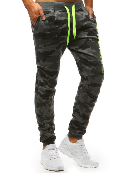 Herren Trainingshose Camo Anthrazit Dstreet UX3511