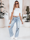 Damen Baggy Jeans hellblau Dstreet UY2805