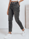 Damen Mom Fit Jeans schwarz Dstreet UY2740