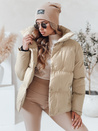 Damen Steppwinterjacke LARO hellbeige Dstreet TY4703