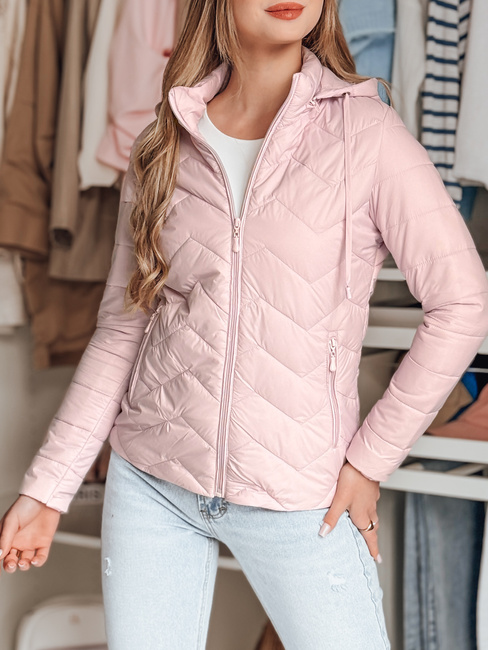 Damen Übergangs-Steppjacke ZIPZAB hellrosa Dstreet TY4866